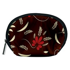 Sfolk Flowers Print Floral Pattern Ethnic Art Accessory Pouch (medium)