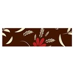 SFolk flowers print Floral pattern Ethnic art Satin Scarf (Oblong) Front