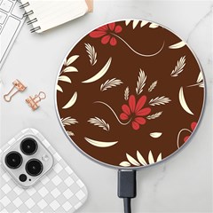 Sfolk Flowers Print Floral Pattern Ethnic Art Wireless Charger by Eskimos