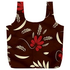 Sfolk Flowers Print Floral Pattern Ethnic Art Full Print Recycle Bag (xxxl) by Eskimos