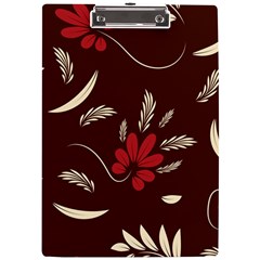 Sfolk Flowers Print Floral Pattern Ethnic Art A4 Clipboard by Eskimos