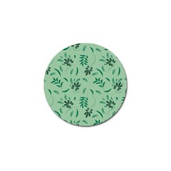 Folk Flowers Print Floral Pattern Ethnic Art Golf Ball Marker (4 Pack) by Eskimos