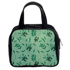 Folk Flowers Print Floral Pattern Ethnic Art Classic Handbag (two Sides) by Eskimos