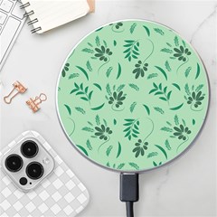 Folk Flowers Print Floral Pattern Ethnic Art Wireless Charger by Eskimos