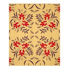 Floral Folk Damask Pattern Fantasy Flowers Floral Geometric Fantasy Shower Curtain 60  X 72  (medium)  by Eskimos