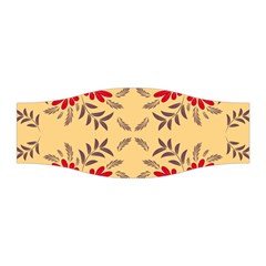 Floral Folk Damask Pattern Fantasy Flowers Floral Geometric Fantasy Stretchable Headband by Eskimos