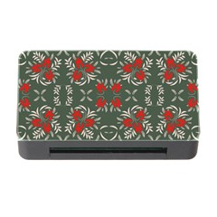 Floral Folk Damask Pattern Fantasy Flowers Floral Geometric Fantasy Memory Card Reader With Cf by Eskimos