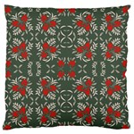 Floral folk damask pattern Fantasy flowers Floral geometric fantasy Standard Flano Cushion Case (Two Sides) Front