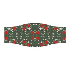 Floral Folk Damask Pattern Fantasy Flowers Floral Geometric Fantasy Stretchable Headband