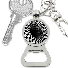 3d Optical Illusion, Dark Hole, Funny Effect Bottle Opener Key Chain by Casemiro