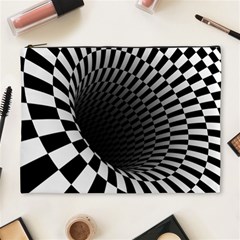 3d Optical Illusion, Dark Hole, Funny Effect Cosmetic Bag (xl) by Casemiro