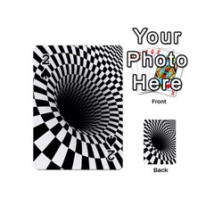 3d Optical Illusion, Dark Hole, Funny Effect Playing Cards 54 Designs (mini)