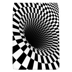 3d Optical Illusion, Dark Hole, Funny Effect Removable Flap Cover (l) by Casemiro