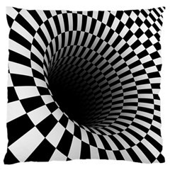 3d Optical Illusion, Dark Hole, Funny Effect Standard Flano Cushion Case (two Sides) by Casemiro