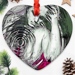 Broadcaster Heart Ornament (two Sides) by MRNStudios