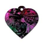 Doppler Ultrasound Dog Tag Heart (Two Sides) Front