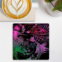 Doppler Ultrasound UV Print Square Tile Coaster 