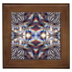 Diamonds And Flowers Framed Tile by MRNStudios