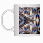 Diamonds And Flowers White Mugs Left