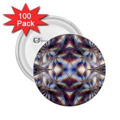 Diamonds And Flowers 2 25  Buttons (100 Pack)  by MRNStudios