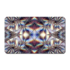 Diamonds And Flowers Magnet (rectangular) by MRNStudios