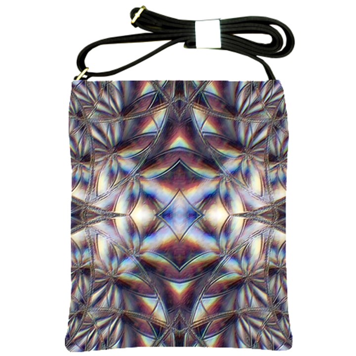 Diamonds And Flowers Shoulder Sling Bag