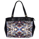 Diamonds And Flowers Oversize Office Handbag (2 Sides) Front