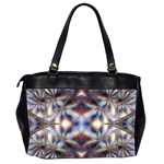 Diamonds And Flowers Oversize Office Handbag (2 Sides) Back