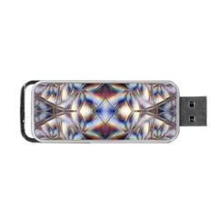 Diamonds And Flowers Portable Usb Flash (one Side) by MRNStudios