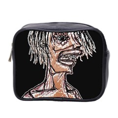 Sketchy Style Drawing Zombie Woman Mini Toiletries Bag (two Sides)