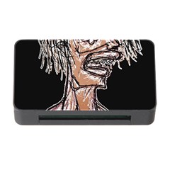 Sketchy Style Drawing Zombie Woman Memory Card Reader With Cf