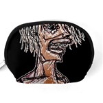 Sketchy Style Drawing Zombie Woman Accessory Pouch (Medium) Back