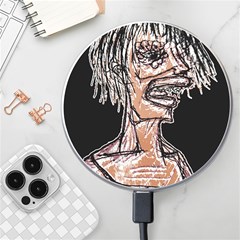 Sketchy Style Drawing Zombie Woman Wireless Charger by dflcprintsclothing