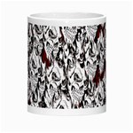 Demonic Skulls pattern, spooky horror, Halloween theme Morph Mugs Center