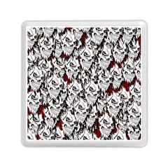 Demonic Skulls Pattern, Spooky Horror, Halloween Theme Memory Card Reader (square) by Casemiro