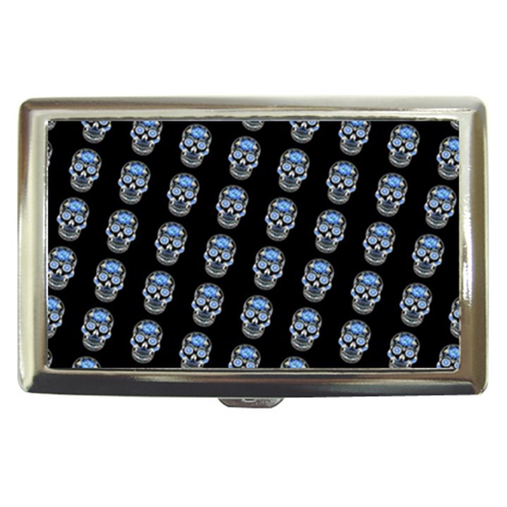 Skulls, Demonic Skull pattern, Frida Kahlo stylised Cigarette Money Case