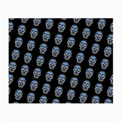 Skulls, Demonic Skull Pattern, Frida Kahlo Stylised Small Glasses Cloth (2 Sides) by Casemiro