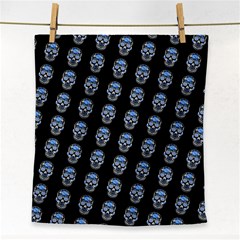 Skulls, Demonic Skull Pattern, Frida Kahlo Stylised Face Towel by Casemiro