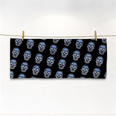 Skulls, Demonic Skull Pattern, Frida Kahlo Stylised Hand Towel by Casemiro