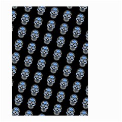 Skulls, Demonic Skull Pattern, Frida Kahlo Stylised Small Garden Flag (two Sides) by Casemiro