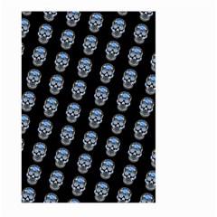 Skulls, Demonic Skull Pattern, Frida Kahlo Stylised Large Garden Flag (two Sides) by Casemiro