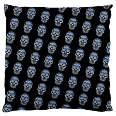 Skulls, Demonic Skull Pattern, Frida Kahlo Stylised Large Cushion Case (one Side) by Casemiro