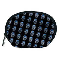 Skulls, Demonic Skull Pattern, Frida Kahlo Stylised Accessory Pouch (medium) by Casemiro