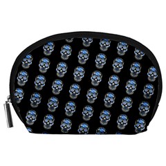 Skulls, Demonic Skull Pattern, Frida Kahlo Stylised Accessory Pouch (large) by Casemiro