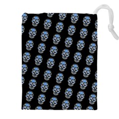 Skulls, Demonic Skull Pattern, Frida Kahlo Stylised Drawstring Pouch (5xl) by Casemiro