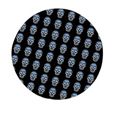 Skulls, Demonic Skull Pattern, Frida Kahlo Stylised Mini Round Pill Box (pack Of 5) by Casemiro