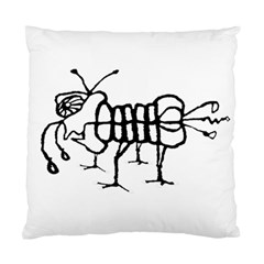 Fantasy Weird Insect Drawing Standard Cushion Case (two Sides)