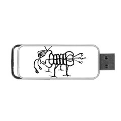 Fantasy Weird Insect Drawing Portable Usb Flash (one Side) by dflcprintsclothing