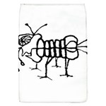 Fantasy Weird Insect Drawing Removable Flap Cover (L) Front