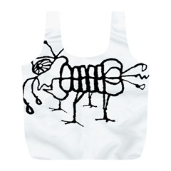 Fantasy Weird Insect Drawing Full Print Recycle Bag (l) by dflcprintsclothing